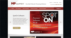 Desktop Screenshot of mpequipment.com